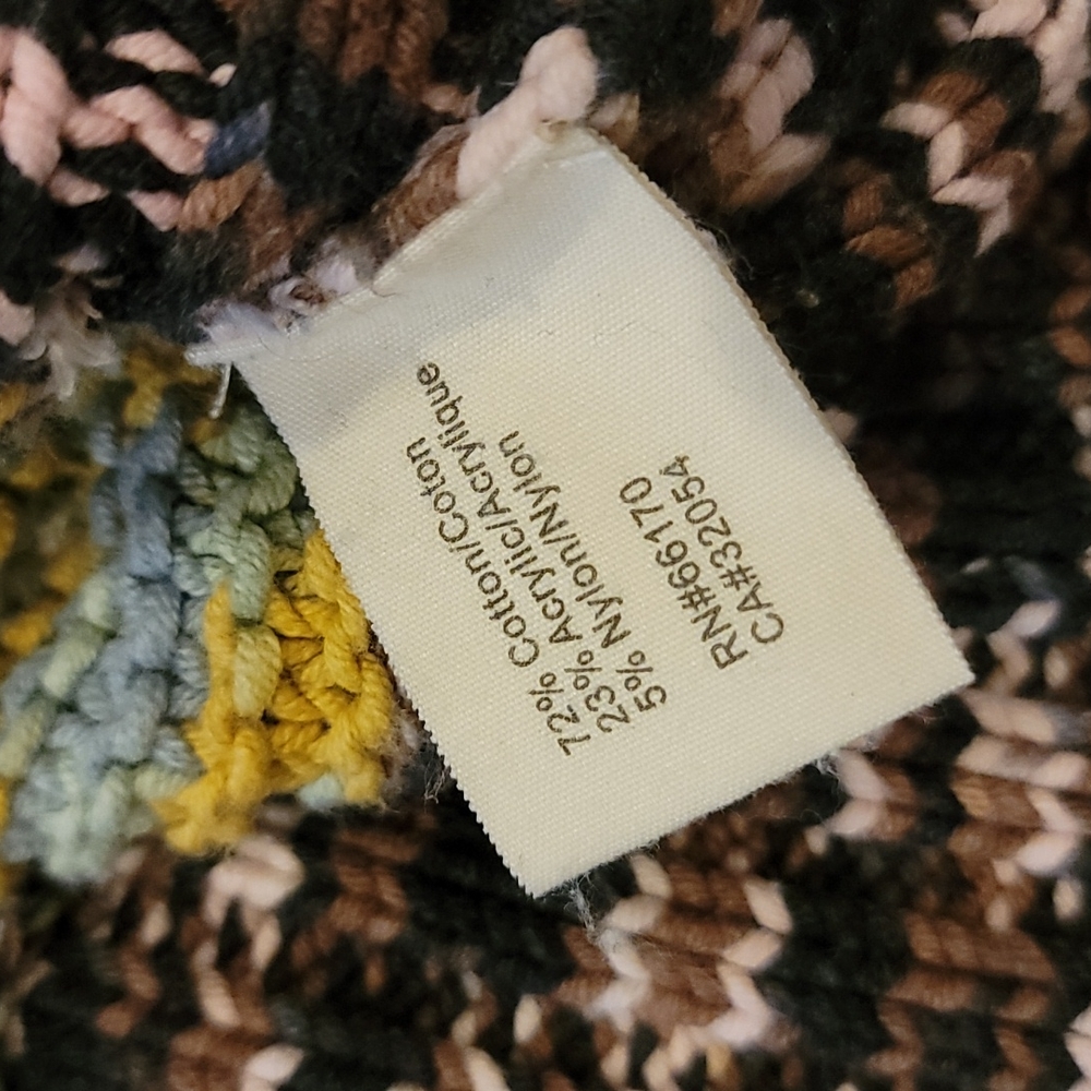Anthropologie Rosie Neira Medium "Marbled Bands Sweater" - Picture 11 of 14